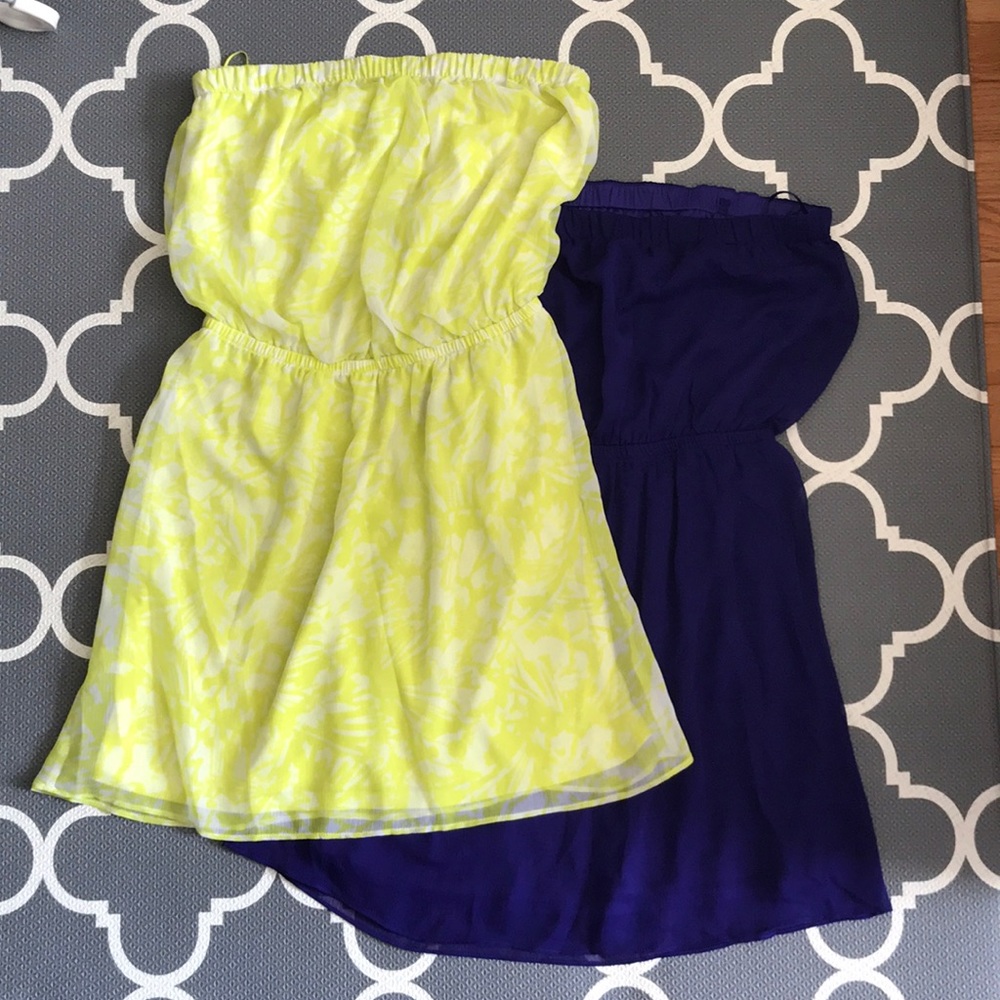 Strapless dresses / set of 2
